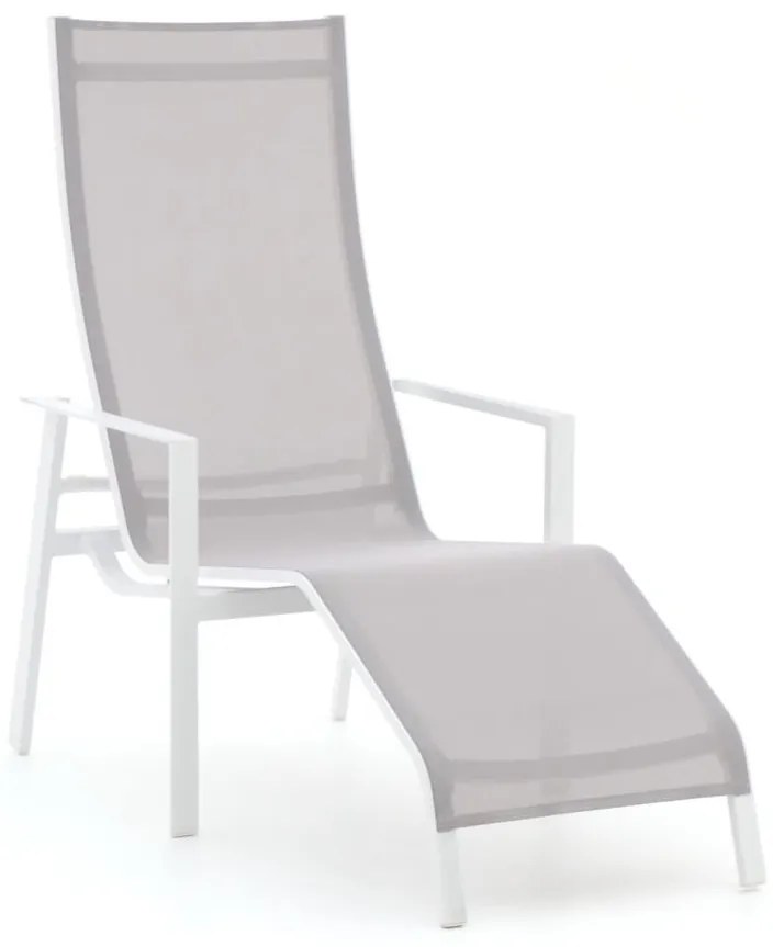 Lounge tuinstoel | Bellagio  Stradale | Textileen | Wit | Kees Smit Tuinmeubelen