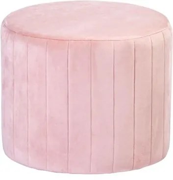 BRENT Poef roze H 33 cm; Ø 40 cm