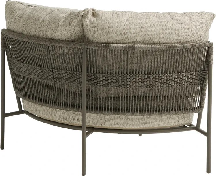 Taste by 4 Seasons Campo hoek-loungebank Terre Loungestoel bruin weerbestendig