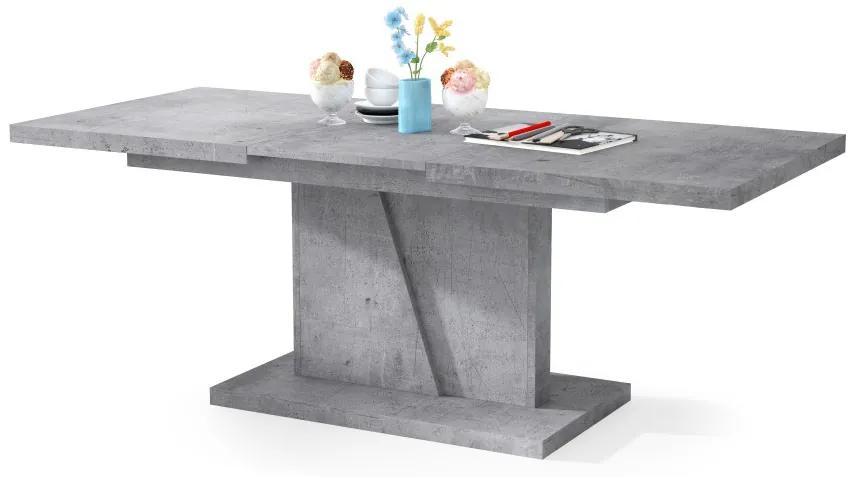 NOIR beton, uitschuifbare salontafel