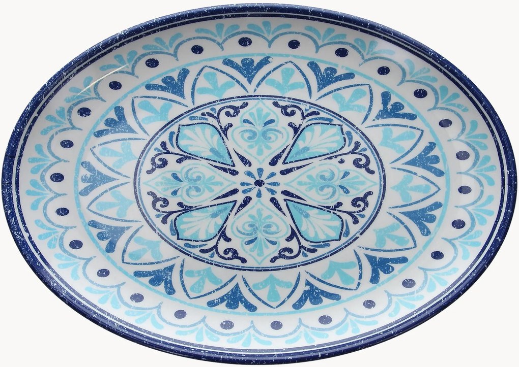 Ovale borden Cefalu, 3-delig