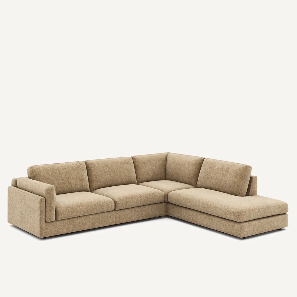 Omvormbare hoekbank, van stevig katoen, CÉSAR