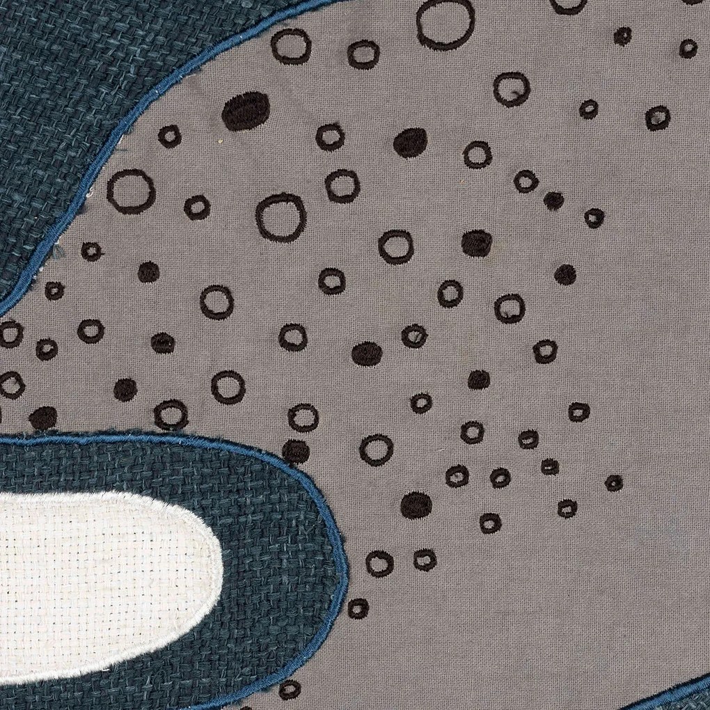 Zuiver Coastal Stoffen Schilderij Blauw