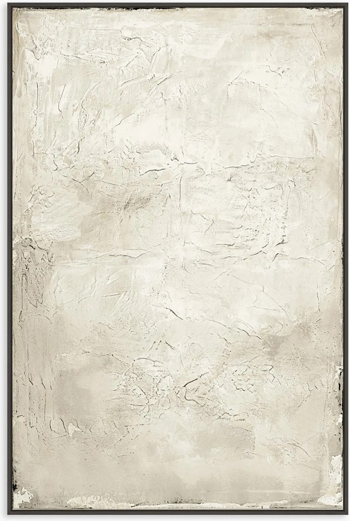 Handbeschilderde ingelijste canvasdoek Simple Living 3
