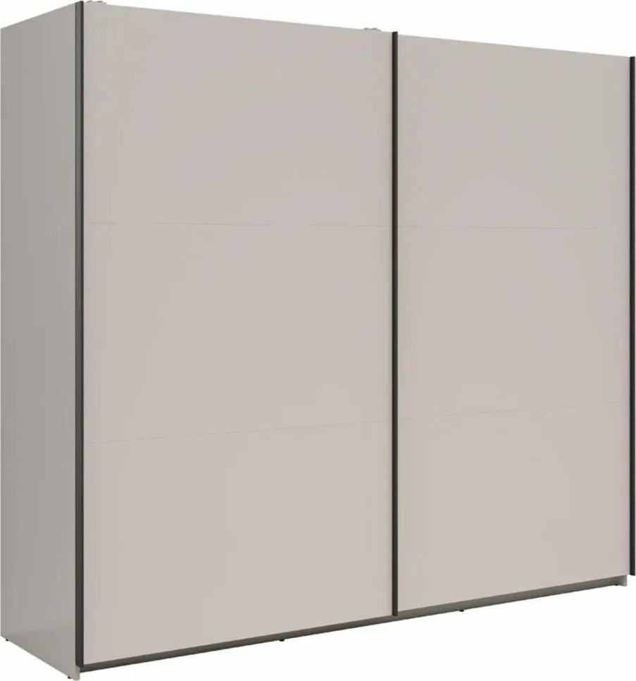 Kledingkast Livevaro 120, Kasjmier, 196x220x60cm, 181.4 kg, Kledingkast deuren: Schuivend, Aantal planken: 9, Aantal planken: 9