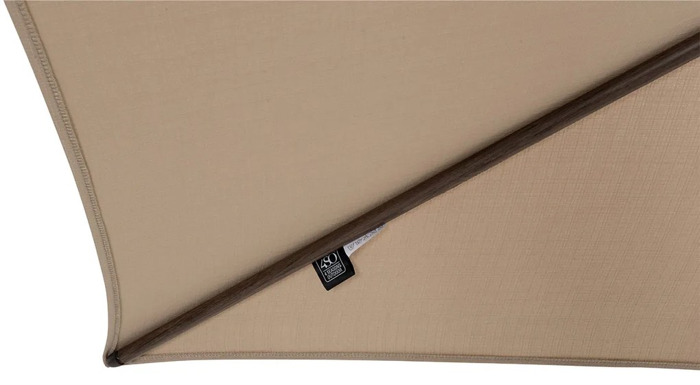 4 Seasons Azzurro stokparasol 200x300 cm beach solefin - Wenge frame
