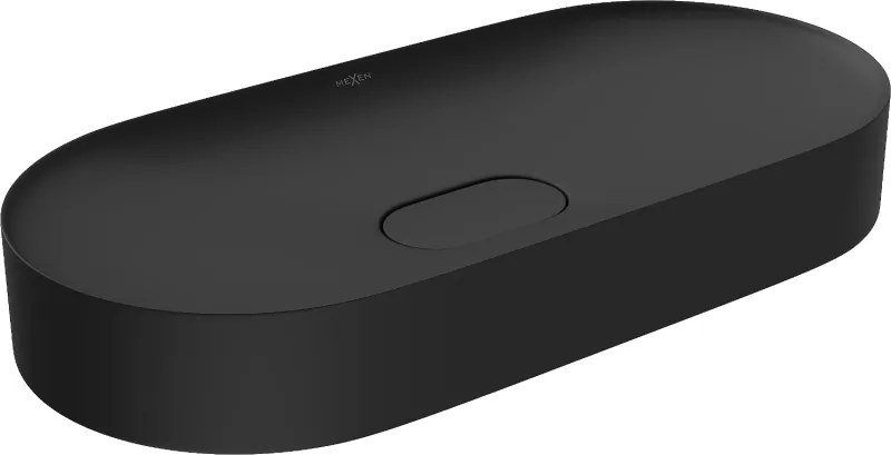 Mexen Sofia opzetwastafel van conglomeraat 70 x 35 cm, zwart - 23067071