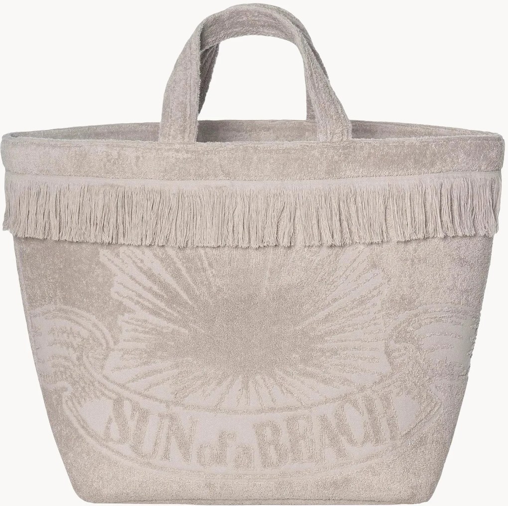 Oversized strandtas Athens van katoen
