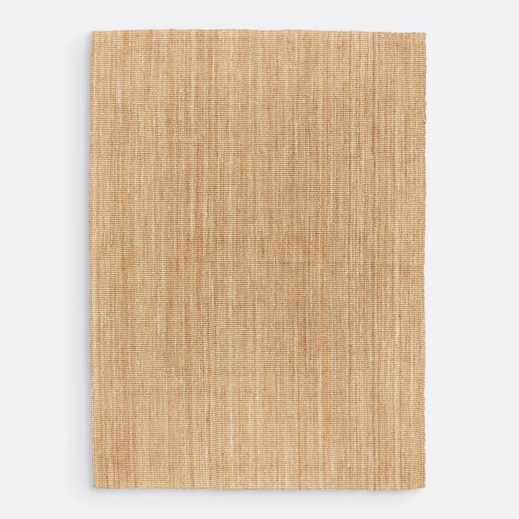 Rechthoekig vloerkleed in jute XXL, Aftas