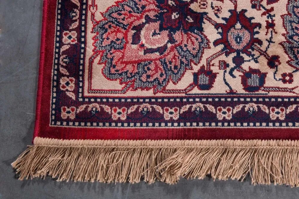 Dutchbone Vloerkleed Bid - 170x240 - Oud Rood