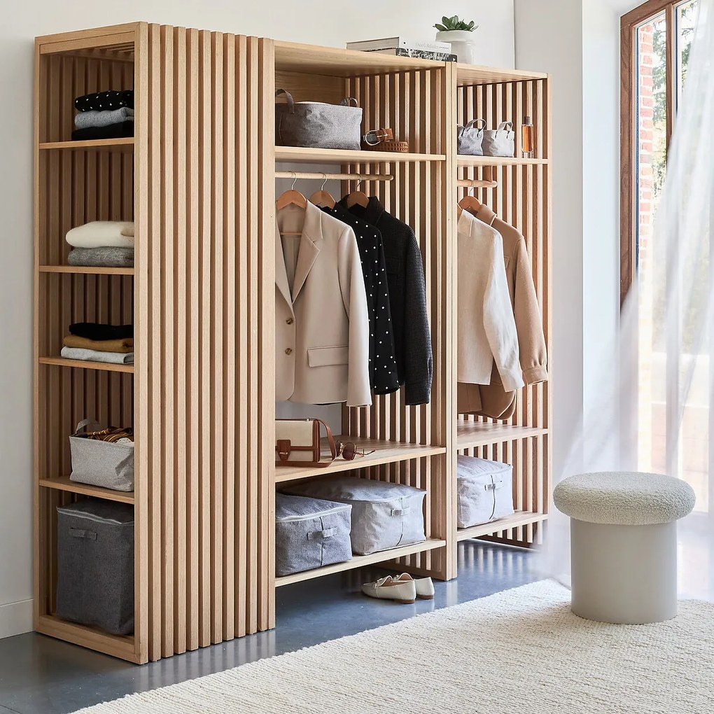 Dressing/hangkast module + 3 legplanken, Theonie