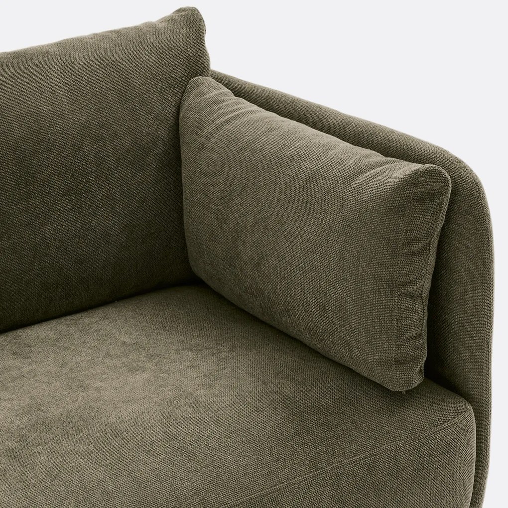 3- of 4-zits rechte bank in structuurstof, Victor