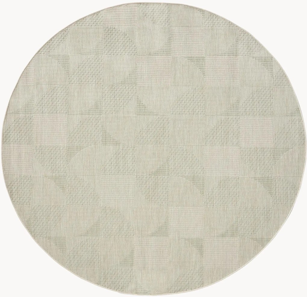 Rond in- & outdoor vloerkleed Bronco