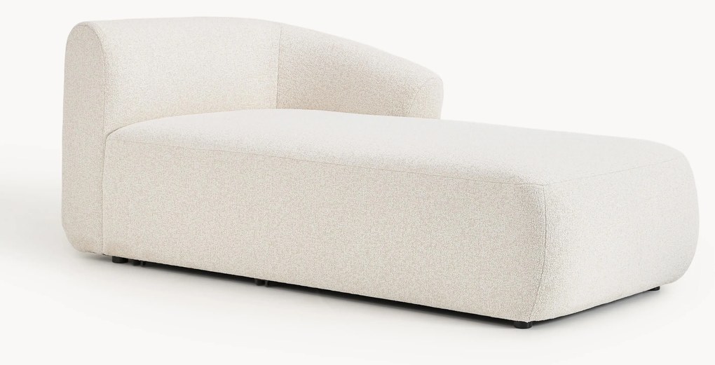 Bouclé ottomane hoekmodule Sofia