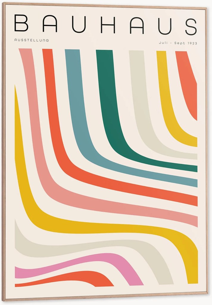 Ingelijste digitale print Bauhaus Art.