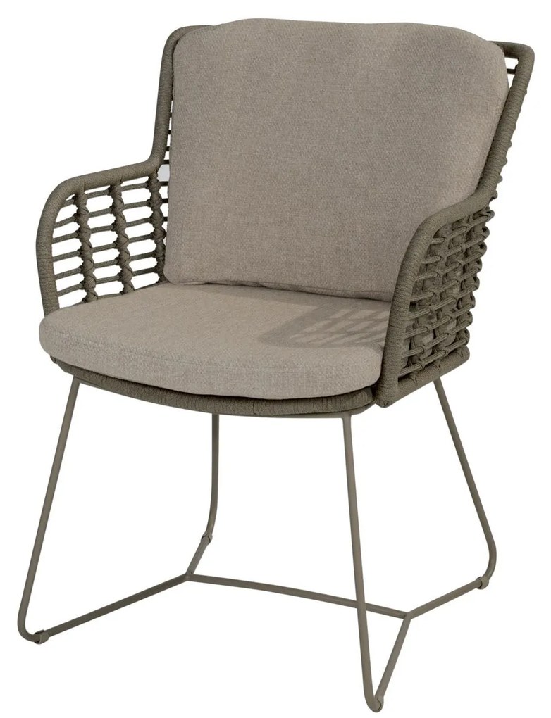 4 Seasons Outdoor Fabrice tuinstoel terre  Tuinstoel    bruin weerbestendig