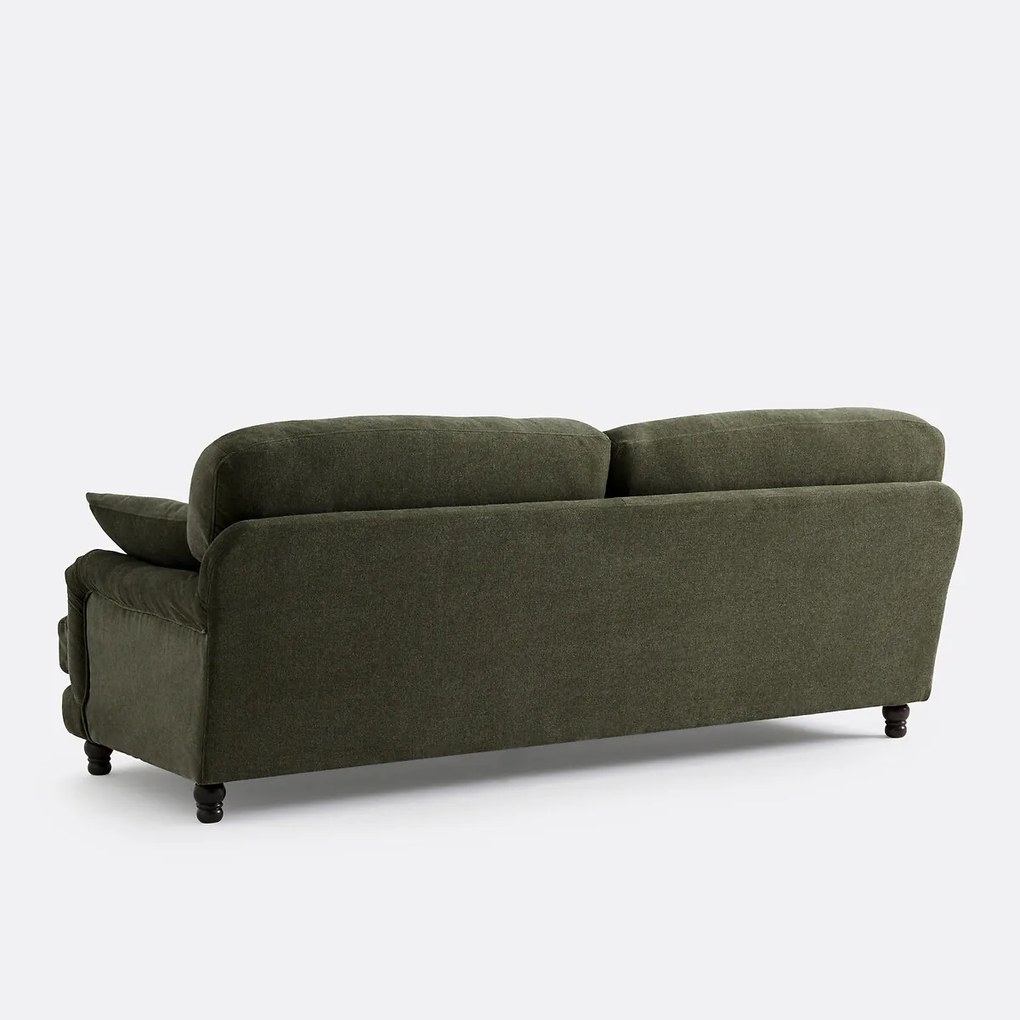 3 of 4-zitsbank van mêlée polyester, Noon