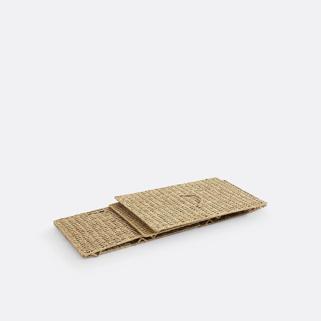 Plooibare hutkoffer in zeegras L60 cm, Kino