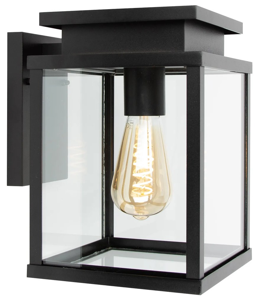 Leicester Muurlamp Zwart