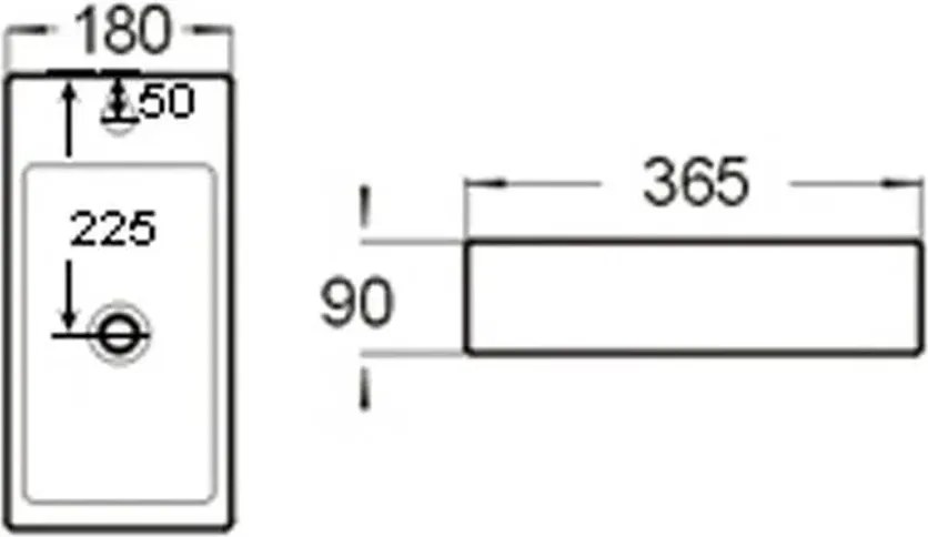 Lambini Designs Amazi fontein met kraangat links wit marmer