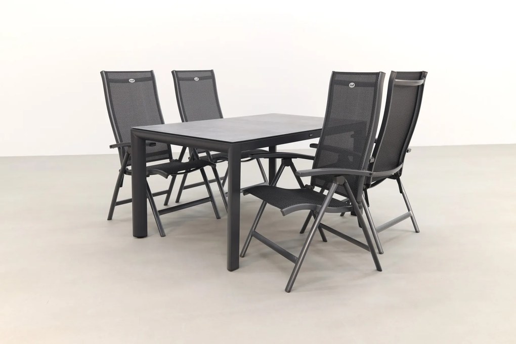 Hartman Salvatore/Baltimor 150x90 cm. verstelbare 4-persoons tuinset