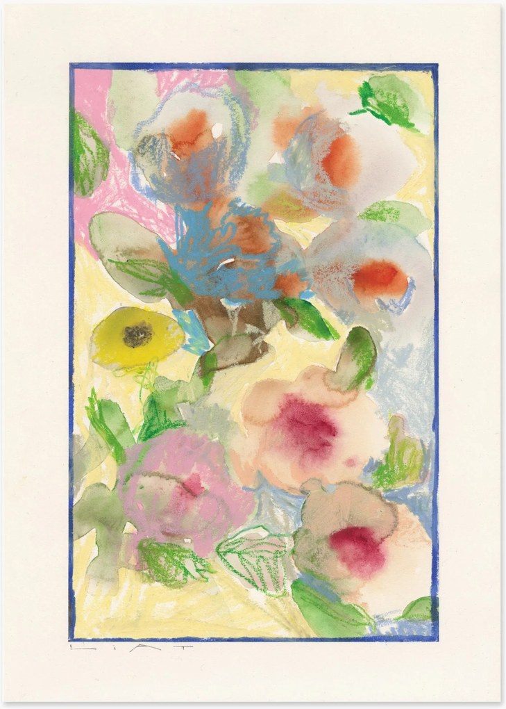 Digitale print Flower Window