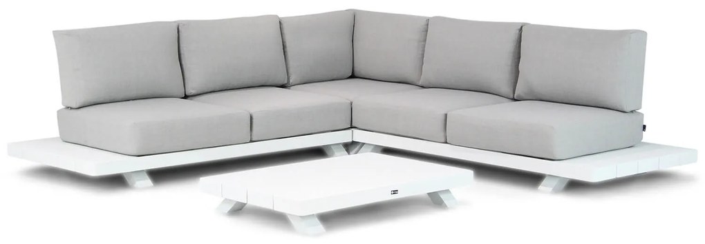 Hoek loungeset 5 personen Aluminium Wit  Santika Furniture Santika Attico