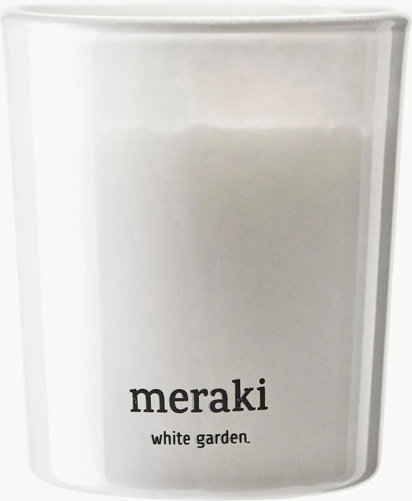 Geurkaarsen White Garden (roos, cyclamen, cederhout), 2-delig