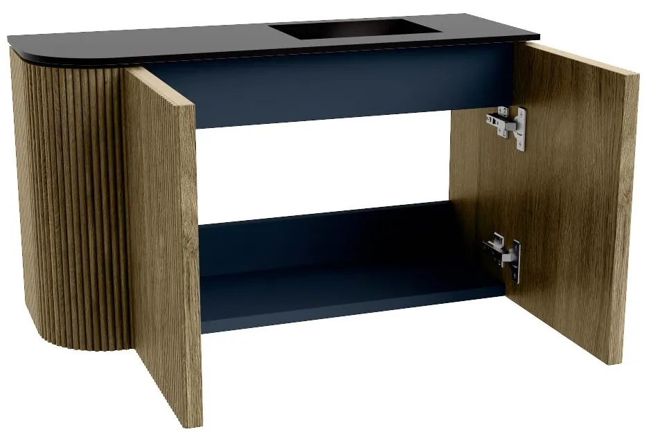 Mondiaz Joya 70cm toiletmeubel ronding links dusk met wastafel faye rechts 1 kraangat urban