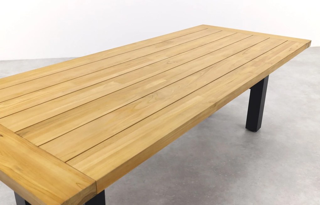 Hartman tuinset - Heron tuintafel 240 cm. + Le Soleil tuinstoel Taupe