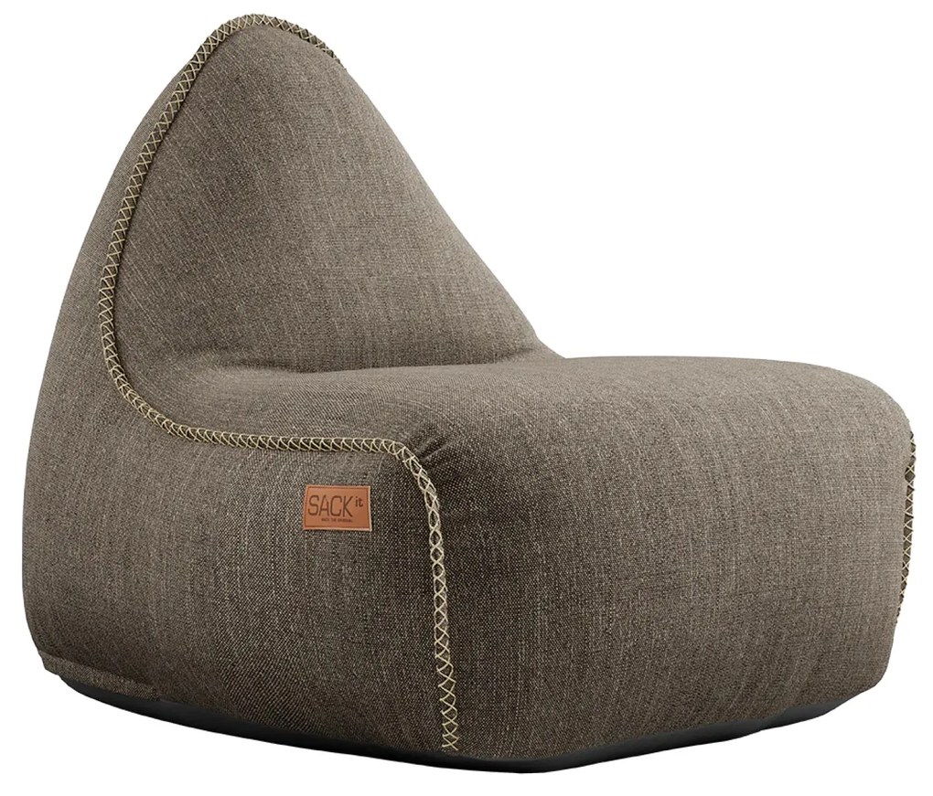 Cobana Lounge Stoel & Pouf Outdoor - Bruin