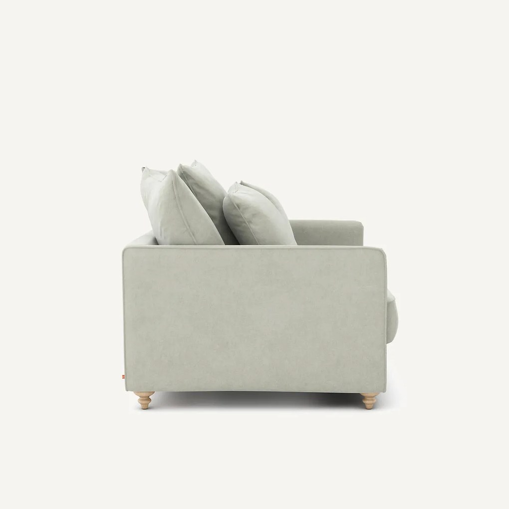2-zits slaapbank in stonewashed fluweel, Lazare