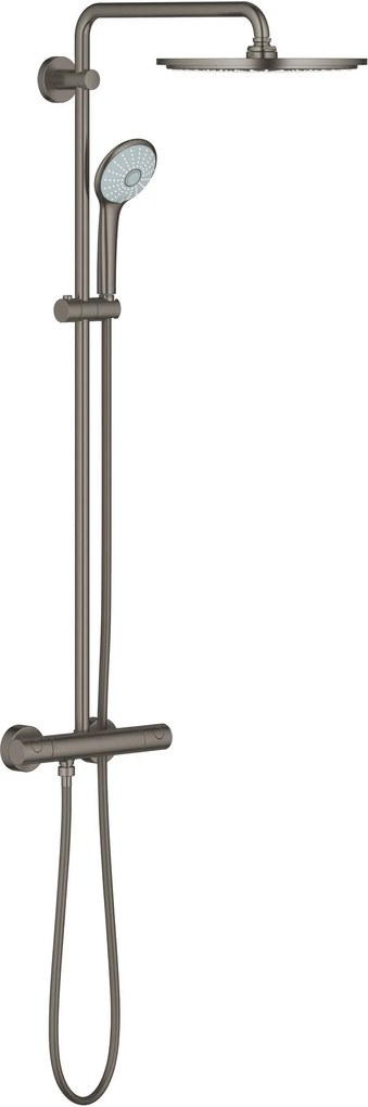 Grohe Euphoria XXL 310 regendoucheset met 4 straalsoorten en thermostaatkraan Ø31cm hard graphite geborsteld