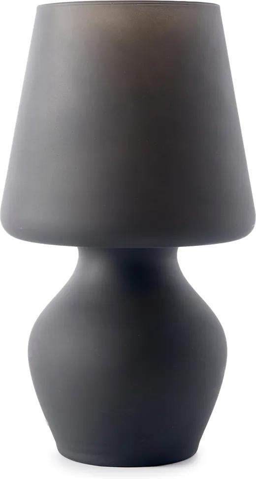 geïrriteerd raken nadering kristal Rivièra Maison - RM Glass Table Lamp dark grey - Kleur: zwart | BIANO