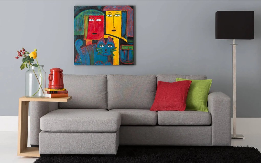 Goossens Bijzettafel Quinze, 50 x 60 x 35cm