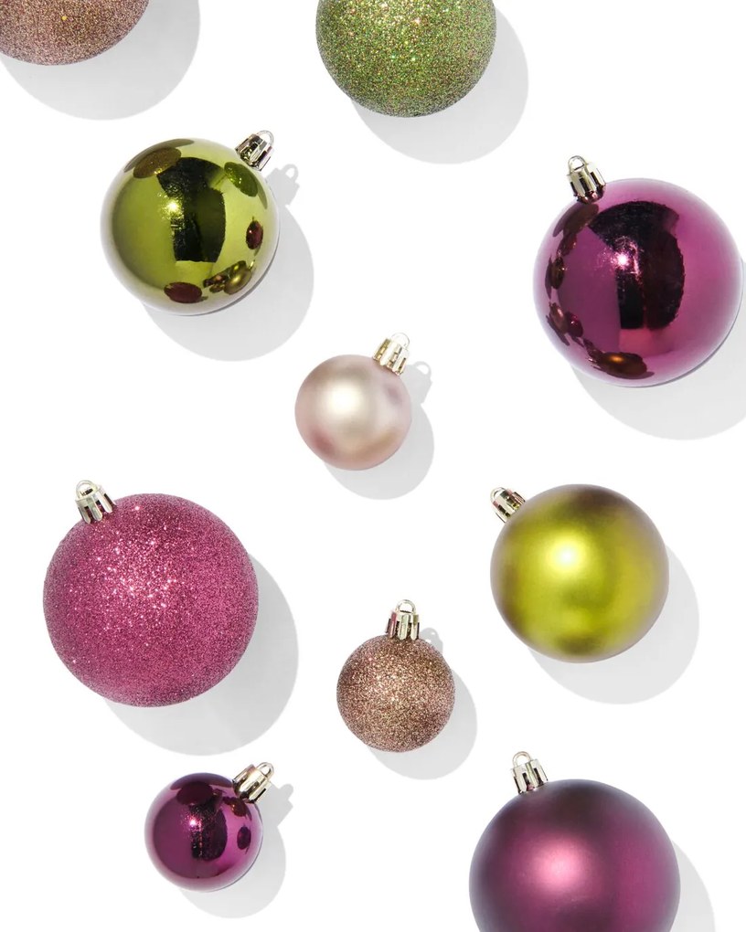 HEMA Kerstballen Gerecycled Plastic - 44 Stuks (multi)