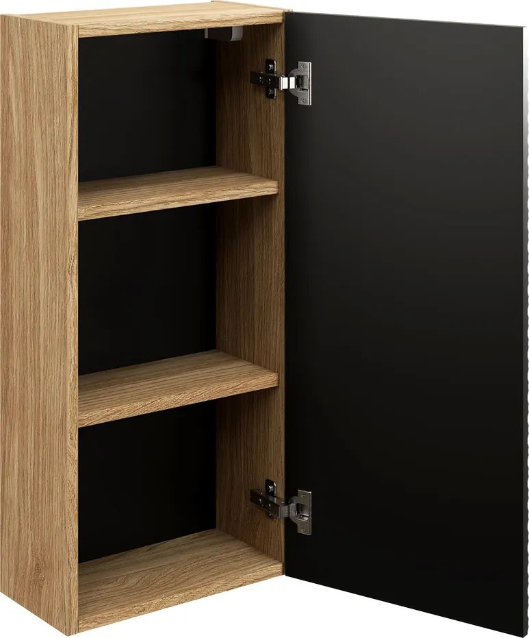 Comad Ocean Black halfhoge kast 75cm zwart