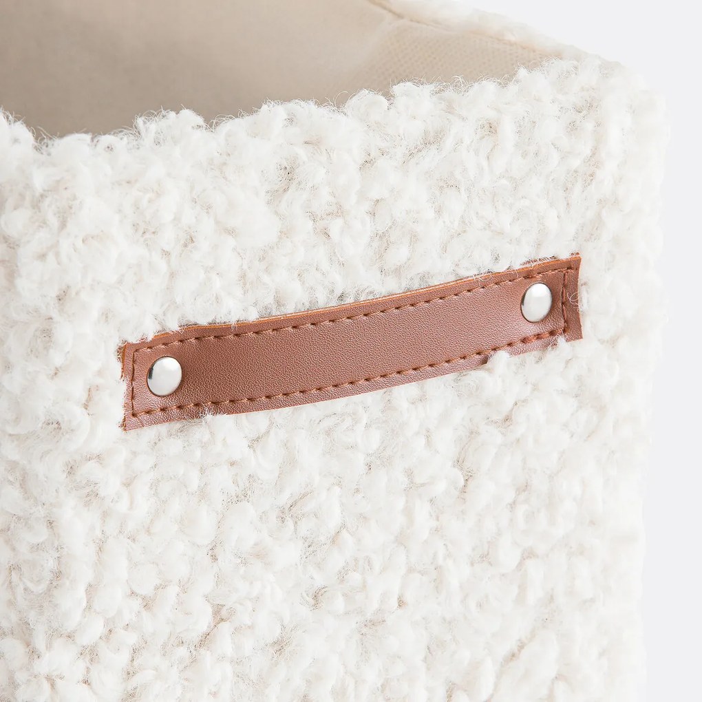 Opvouwbare mand in bouclette, Boklio