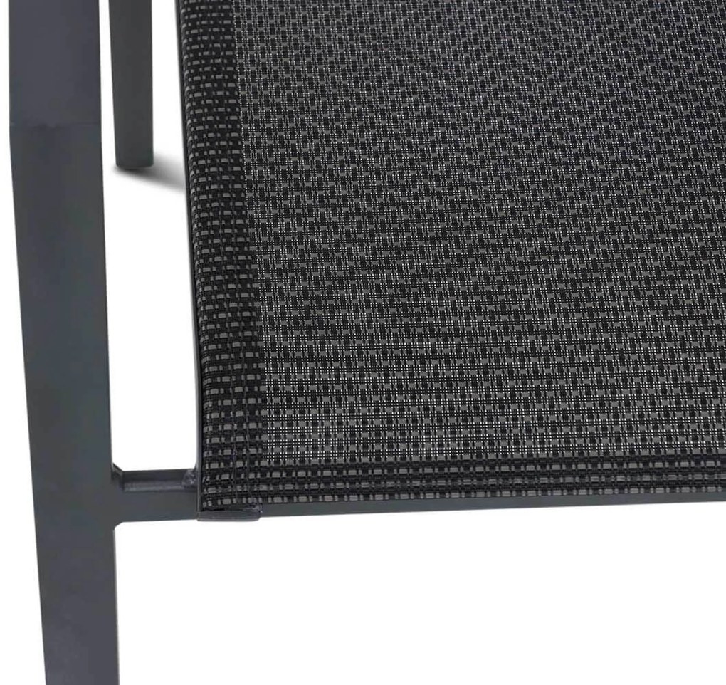 Tuinset 4 personen 100 cm Aluminium/textileen Grijs Lifestyle Garden Furniture Sella/Borello