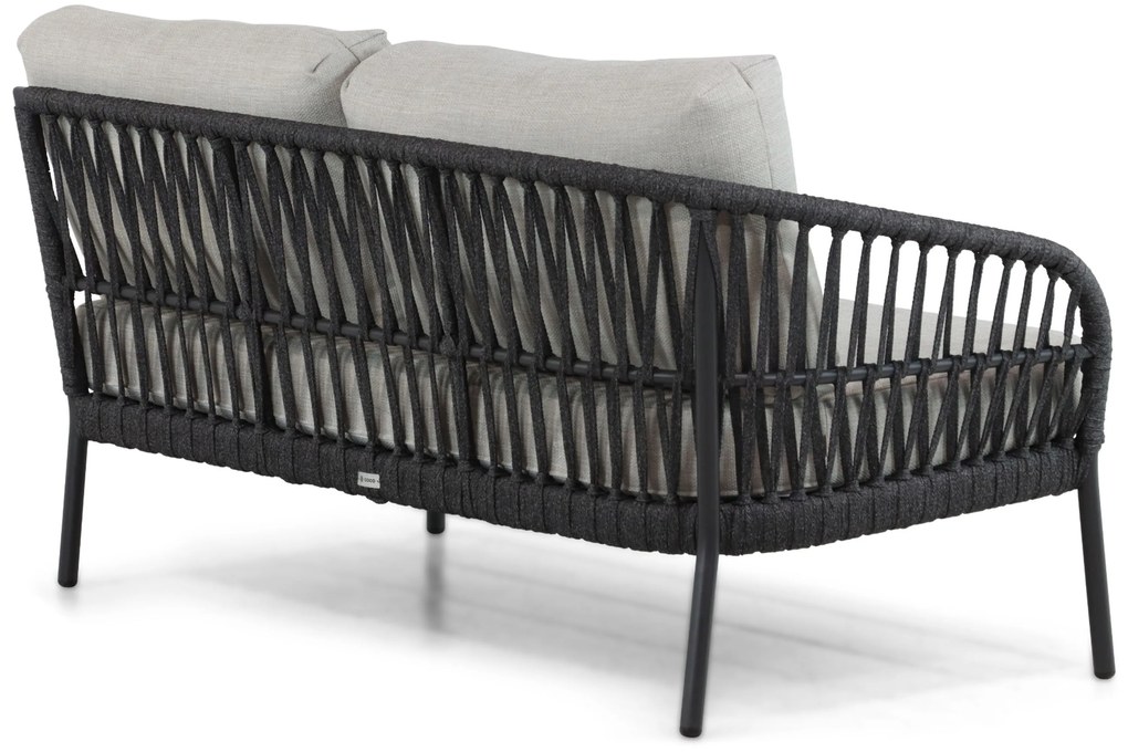 Hoek loungeset 5 personen Aluminium/rope Grijs  Coco Puerto/Montana
