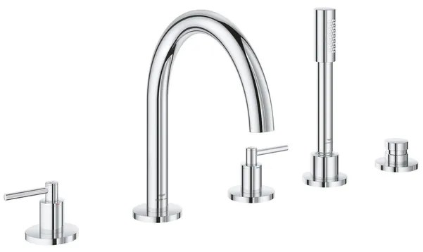 Grohe Atrio 5-gats badrandcombinatie chroom 29407000