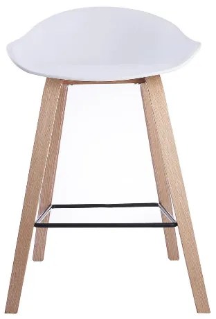 House of Rebels Barkruk - Romeo - 65 cm - Wit - Hout - House of Rebels