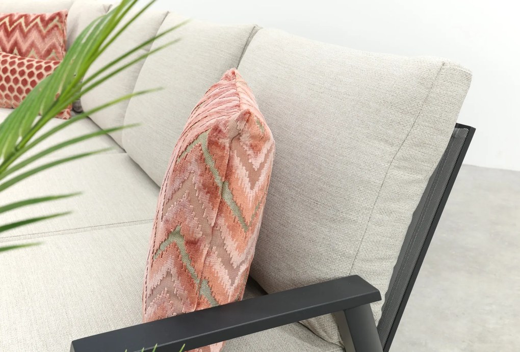 Lagos/Milford loungeset - met verstelbare tafel - links & rechts