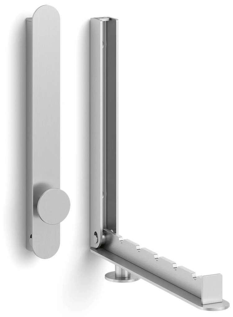 ZACK Pletor inklapbare kapstok RVS geborsteld