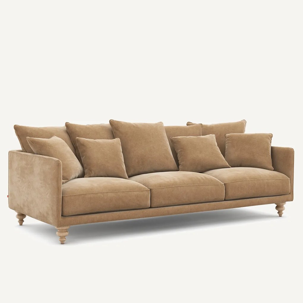 Bank stonewashed fluweel, Lazare