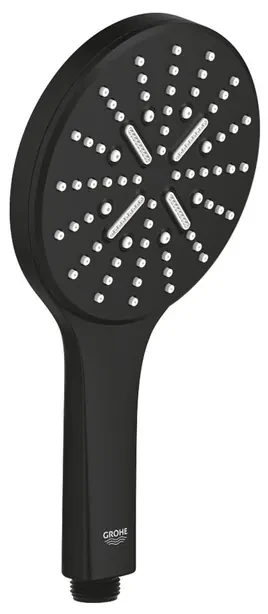 GROHE Rainshower SmartActive 130 Handdouche - 13Ø - 3 straalsoorten - phantom black 22127kf0