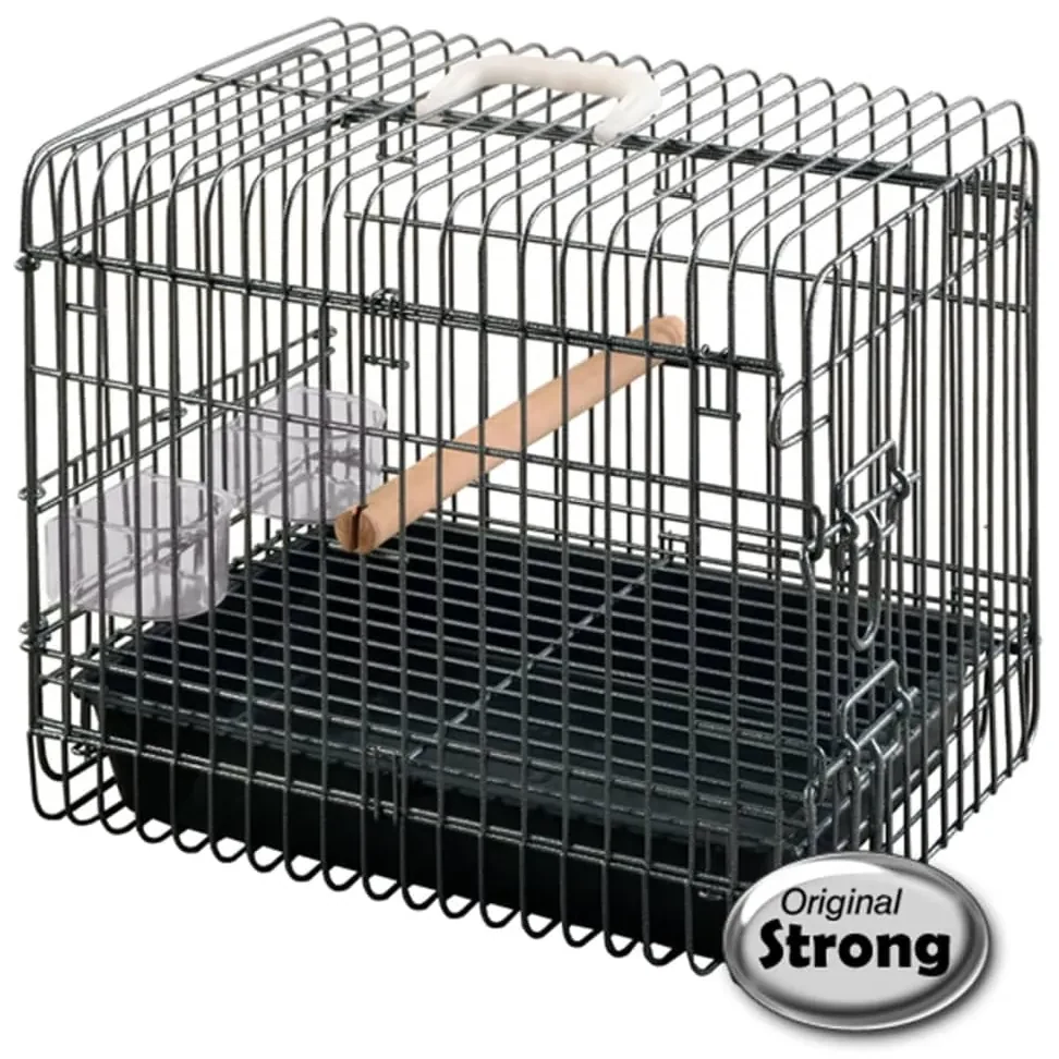 Strong Reiskooi voor vogels Light 33x45x39 cm zwart 99036
