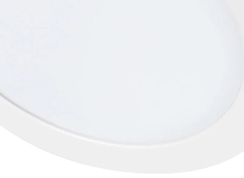 Buitenlamp In- of opbouwspot wit 18 cm incl. LED 3 staps dim to warm - Trans Modern IP44 Buitenverlichting rond Lamp