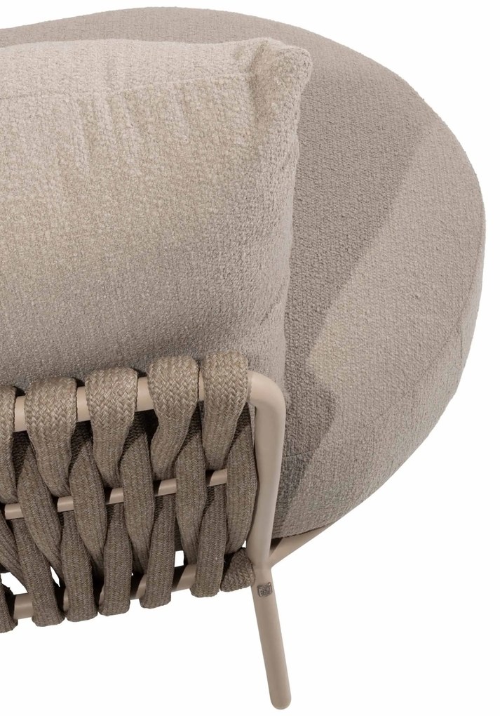 4 Seasons Outdoor Comino hoek loungebank latte SALE LoungebankLoungeset   beige weerbestendig