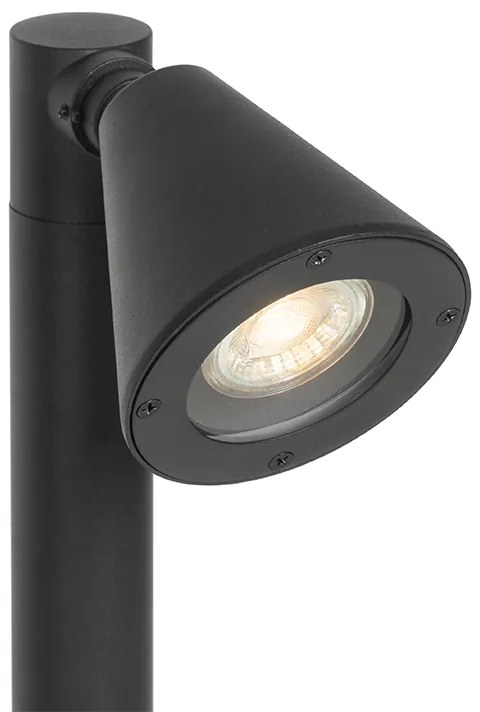 Modern buiten paaltje zwart 60 cm IP44 verstelbaar - Ciara Modern GU10 IP44 Buitenverlichting